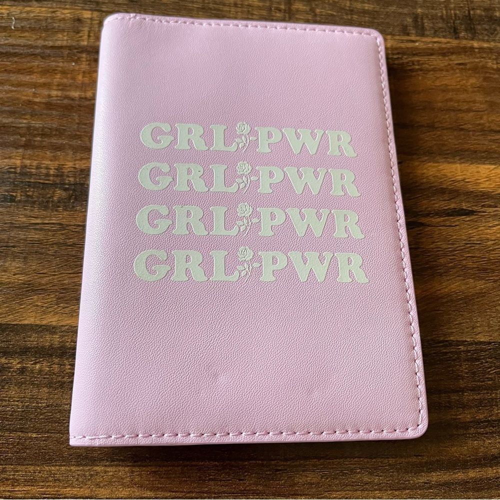 Rebecca Minkoff Light Orchid GRL PWR Leather Passport Case Holder NWT